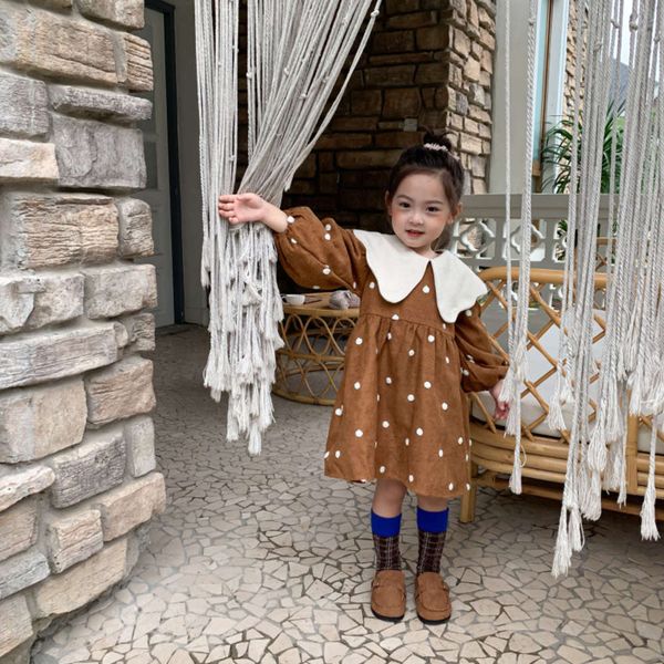 

dot amur monkey plush drs 20 winter doll collar korean little girl's wtern sle thickened princs skirt r21jnzv6, Red;yellow