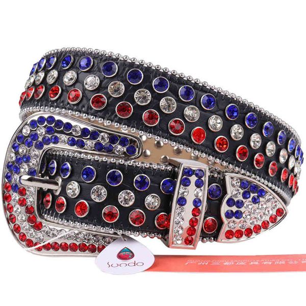 

bling belts for men diamond studded belt women luxury digner rhintone belt for jeans broek vintage leather band cinturon, Black;brown