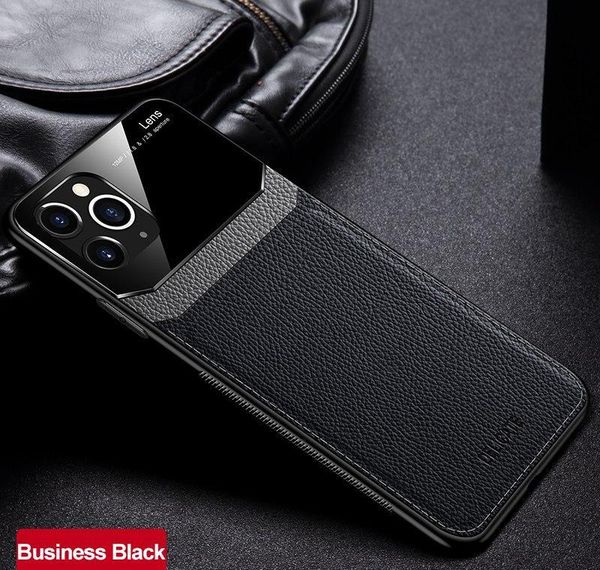 

business style case for iphone 12 11 pro max xs max pu leather tempered glass phone back cover for iphone 7 8 6 6 jllhng loveshop01