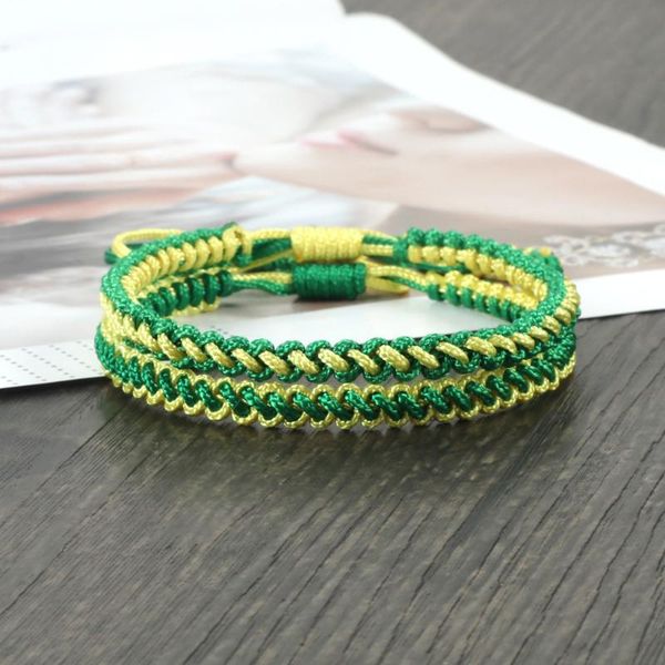 

boho braided bracelet set hand made couple bracelets set for women men jewelry friend boyfriend gift wholesale accessories, Golden;silver