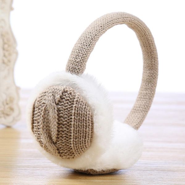 

winter women earmuffs autumn 2020 warm fashion plush knitted earmuff ear warmer accessory gift
