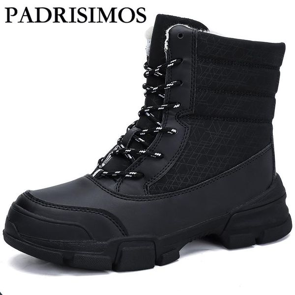 

padrisimos snow boots winter selling plus hight-snow boots women's non-slip women's large size lch-qj9965, Black