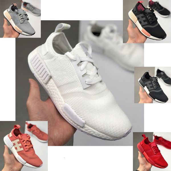

2020 wholesale r1 ner pk triple white stripe summer breathe trainer for men women outdoor shoes sport sneaker