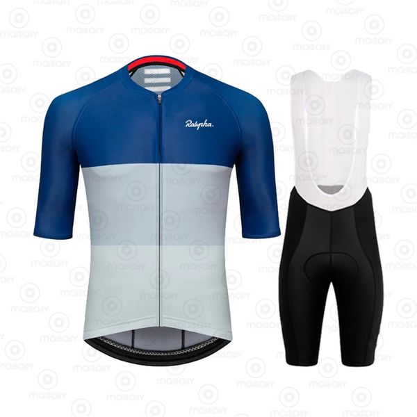 

2021 men pro team cycling jersey short sleeve ropa ciclismo raphaful mtb breathable cycling clothing summer bicycle suit maillot c0123, Gray