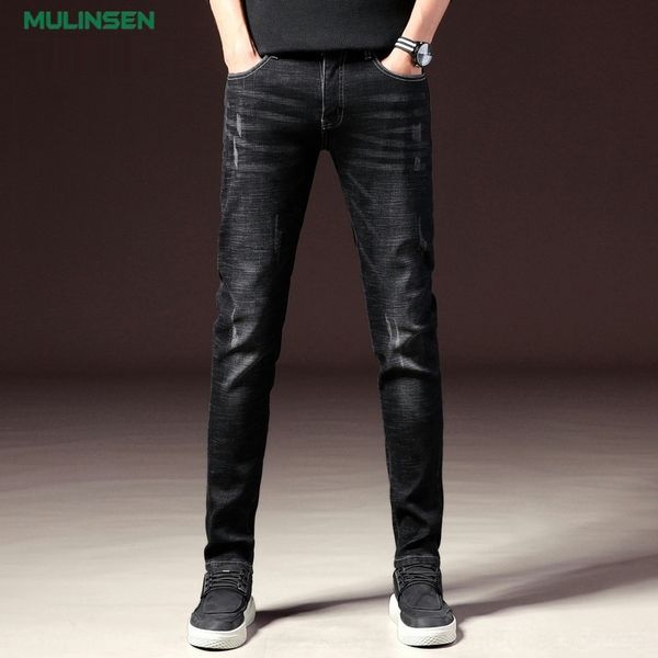 

pnm78 mulinsen men's 2019 korean youth slim fashion casual jeans and jeans casual lfqxs men's pants fashion pants, Blue