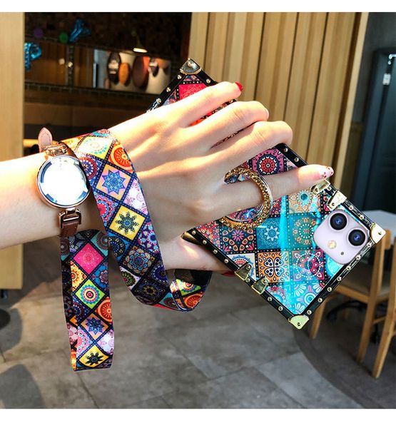 

подходит для iphone 6 6 s 7 8 plus x xs xs max 11 pro роскошный модный дизайнерский костюм женщин diamond box