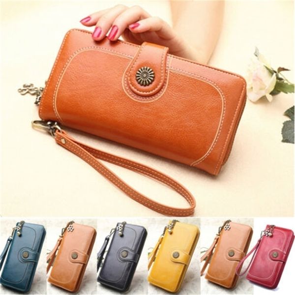 

Clutch Coin Bag Long Card ID Phone Holder Wallets Ladies Slim Purse Wallet For Women NEW 2021