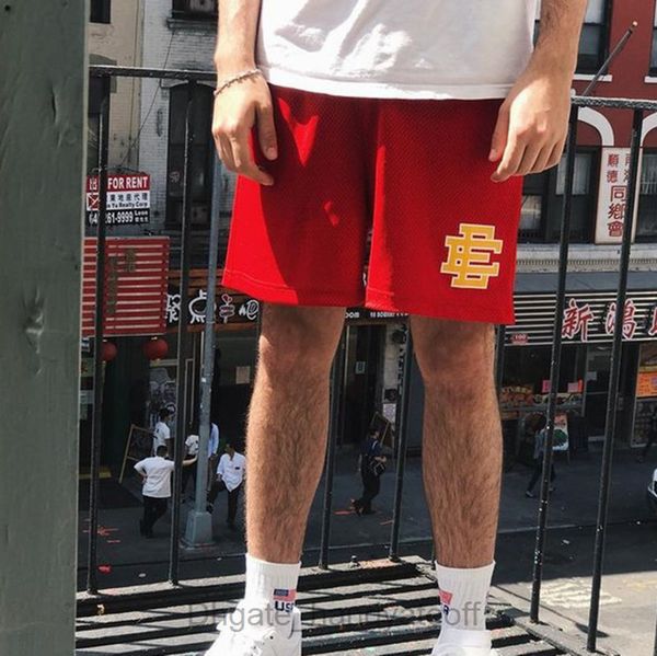 

eric emanuel ee basic short newyork city skyline brand men's casual shorts fitness women summer sandbeach gym workout mesh basketball f, White;black