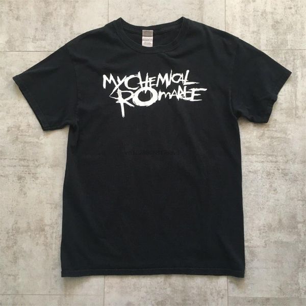 

my chemical romance black cotton crew neck t-shirt (medium emo alternative) o-neck t shirt homme sport hooded sweatshirt hoodie