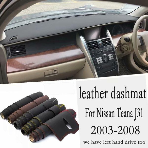 

for teana j31 2003 2004 2005 2006 2007 2008 leather dashmat dashboard cover pad dash mat carpet custom car-styling rhd1