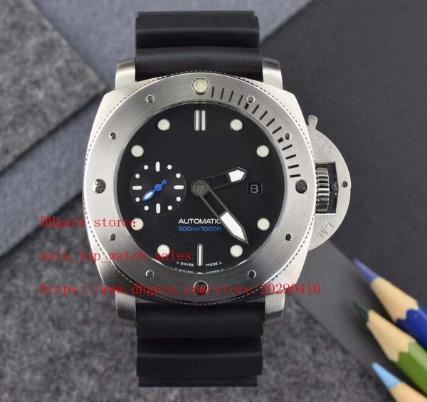 

topselling последняя версия pam00973 973 автоматическое движение 47 мм мужчины часы нержавеющая сталь чехол за прозрачной автоматической дат, Slivery;brown