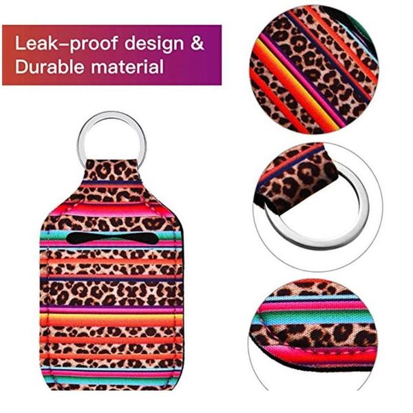 

4pc small empty travel bottle refillable containers 30ml cap reusable bottle hand sanitizer keychain carrie qylioh