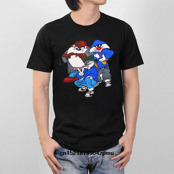 

men new rare looney tunes hip hop fashion funny novelty hoodie designers t shirts sweatshirt