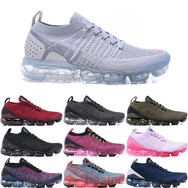 

fly 2.0 women mens casual shoes knit zebra team red orbit volt racer tn plus trainer sneakers platform vintage golden sandal jk5g, Black