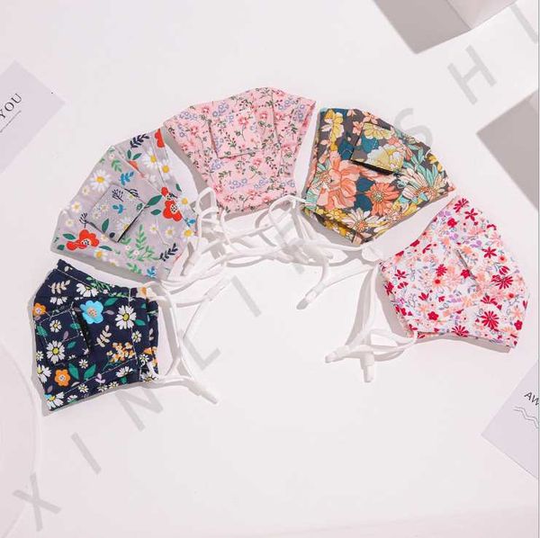 

with face mask kids breathing valve cartoon luxury designer facemask skin friendly cotton washable reusable mouth mask anti pm2.5 ewa2157