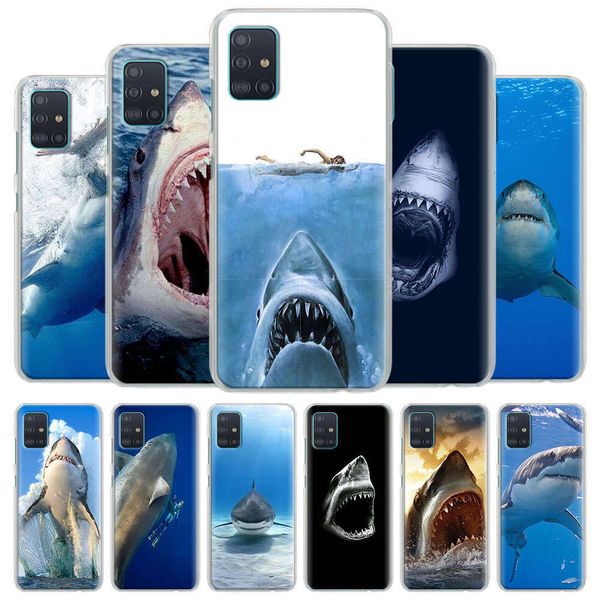 

sewqsamsung galaxy a70 a71 a50 a51 a10 a10s a20s a30 a40 a11 a21s a31 a41 a91 hard shark mobile phone shellvtrvgt