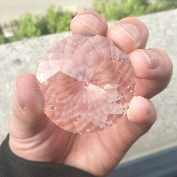 

bling 45mm flower heart arrow faceted glass crystal goth chandelier prism 2holes hanging pendant sunctcher mobile xms tree h jllyiq