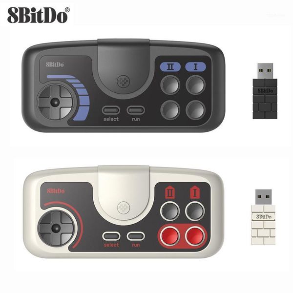 Oyun Denetleyicileri Joysticks 8bitdo PCE Çekirdek 2.4G Kablosuz Gamepad Kontrolörü PC Motoru Mini Coregrafx TurboGrafx-16 SWIT1