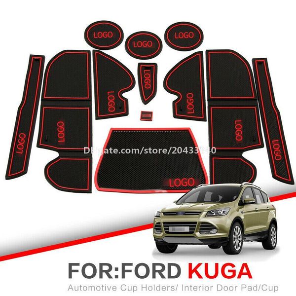 

автомобильные ворота slot pad вода coaster интерьер нескользящие коврики для ford kuga 2013 - 2019