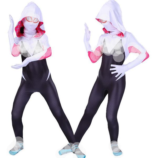 

anime costumes new 3d kids women cosplay costume zentai hero bodysuit suit jumpsuits, Black