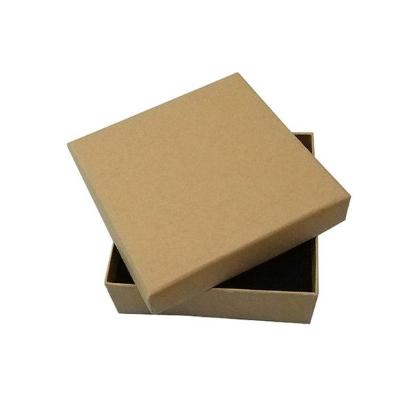 

16 pieces of kraft cardboard jewelry box, 9 * 9 * 3cm, Pink;blue