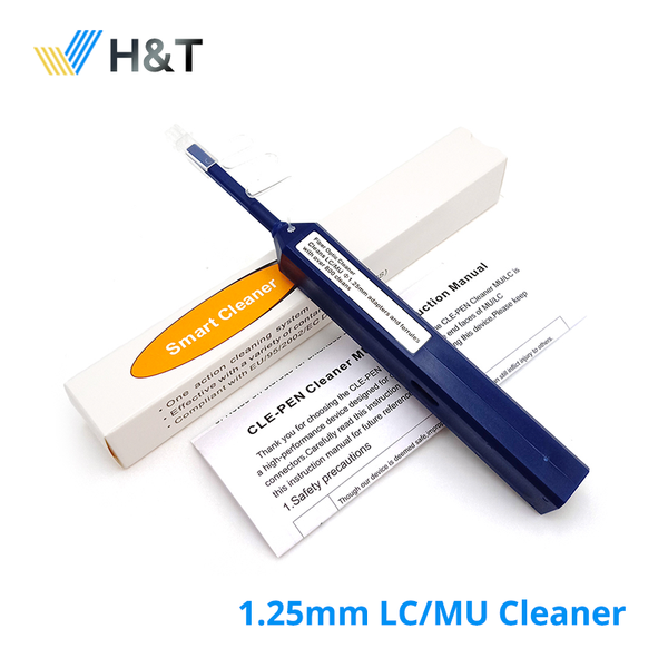 

fiber optic connector cleaner pen 1.25mm 800 times one-click,for lc mu adapters and ferrules