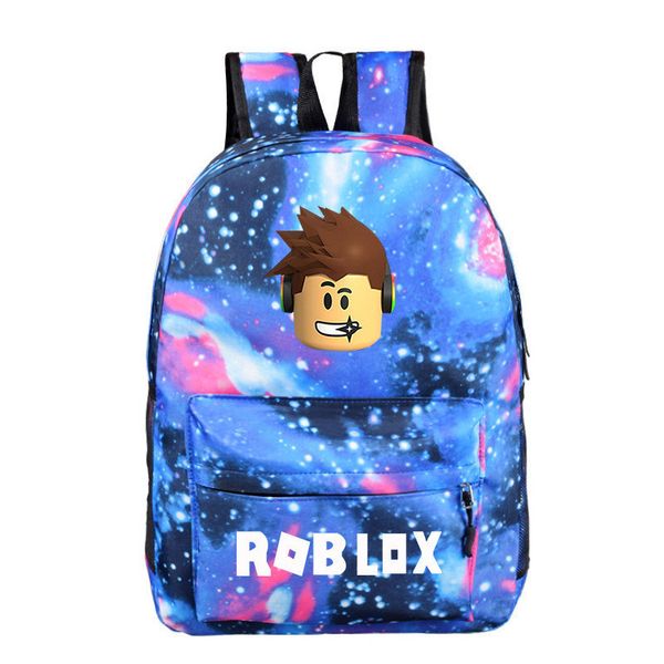 

blue starry kids backpack school bags for boys with anime backpack for teenager kids school backpack mochila lj200917