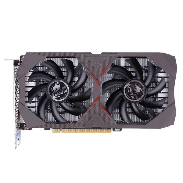 

colorful geforce gtx 1650 e-sports 4g graphics card gddr5 nvidia pci-e3.0 dp + hdmi + dvi 128bit 6pin video card for pc gaming