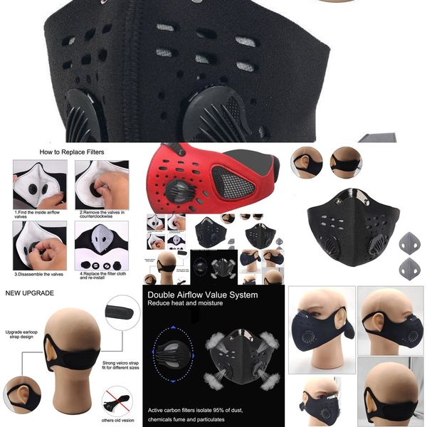 

factoryi0xrcycling protective pm2.5 face activated carbon anti-pollution with dust sport running training r cjup