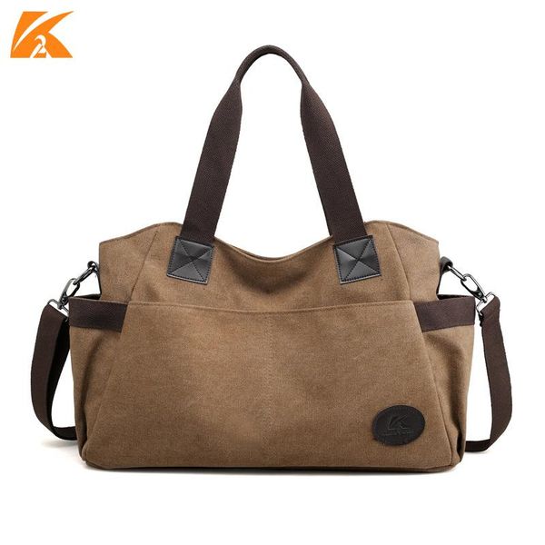 

kvky марка женщины сумка плеча вскользь холстины сумки женские crossbody сумка женская мода посланник vintage solid тотализатор bolsos