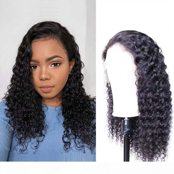 

curly 360lace wig unprocessed brazilian malaysian peruvian remy hair pre plucked hairline with baby hair natural color for women, Black;brown
