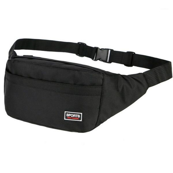 

new men waist bag polyester business shoulder bag casual running belt bum pouch fanny pack camping sport hiking zip1