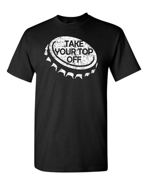 

new summer men fashion take your off bottle cap men's tee shirt o-neck tee shirts sport hooded sweatshirt hoodie