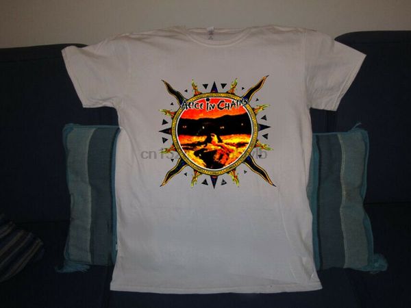 

vintage rare - t shirt - 1992 alice in chains dirt tour concert - white reprint sport hooded sweatshirt hoodie