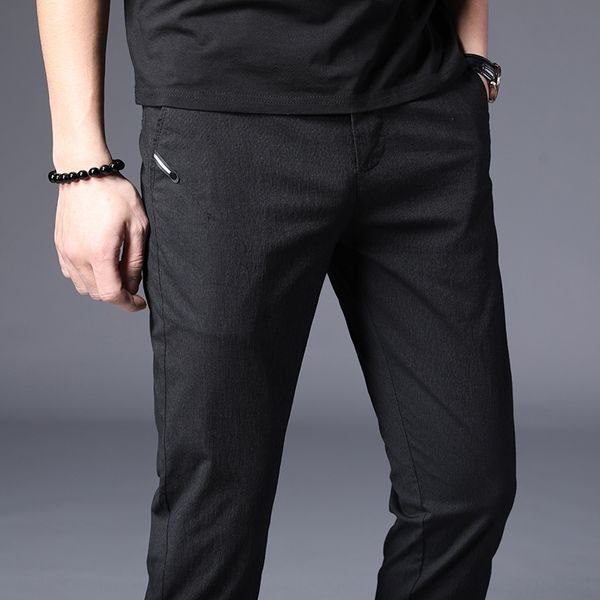 

b9ksi 2020 wear autumn trend versatile men's business tight pants casual pants casual pantsslim leggings men's new rpmzl, Blue