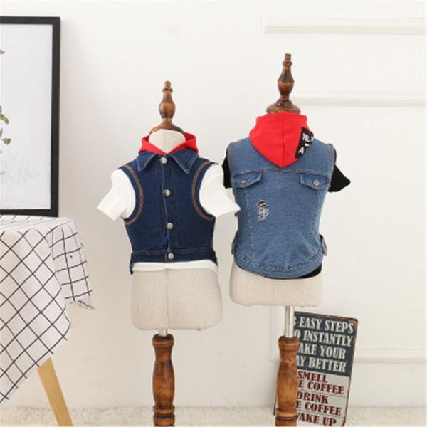 

dog apparel pet warm winter jacket puppy clothes outfits denim coat jeans costume chihuahua poodle bichon clothing