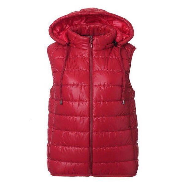 

casual wild lightweight down cotton hooded women's vest waistcoat short female coat autumn and winter vest women's clothing, Black;white