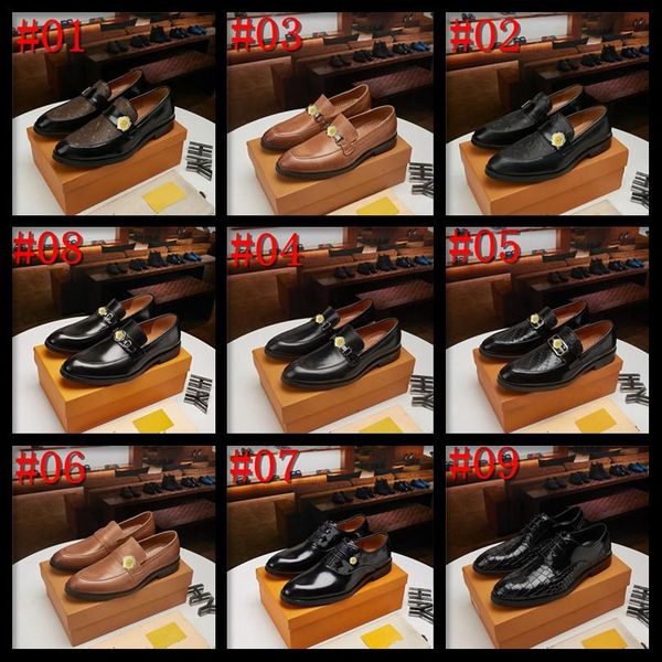 

c5 brand handmade breathable luxury men's oxford shoes dress shoes men flats fashion genuine leather casual men shoes 11, Black