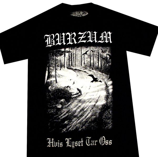 

casual plus size custom printed 100% cotton hip hop style s 2xl burzum hvis lyset tar oss hoodie designers t shirts sweatshirt
