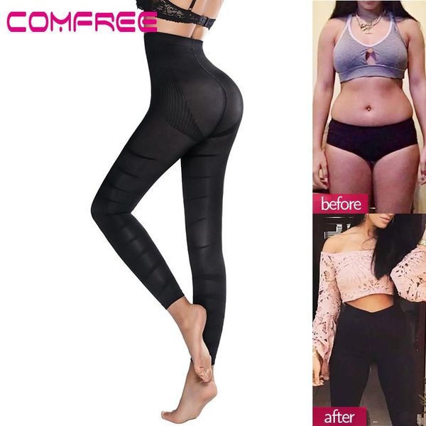 

running pants women legging high waist seamless leggins tummy control panties trainer slimming body shaper thigh sculpting slimmer, Black;blue