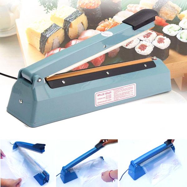

220v 10" дюймов металла термическая запайки рук импульсные руководство sealer машины closer упаковочная инструменты автоматическая термосвар