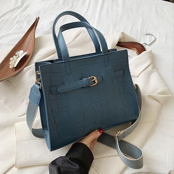 

stone pattern pu leather crossbody bags for women bag 2020 trend shoulder handbags female travel lady crossbody bag