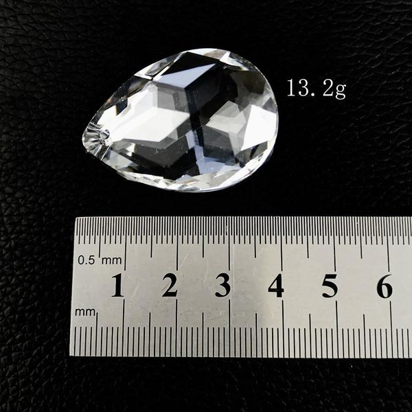 

5pcs 38mm bauhinia crystal prisms hanging crystal decorations chandelier parts suncatcher clear christmas wedding party decor h bbylgu