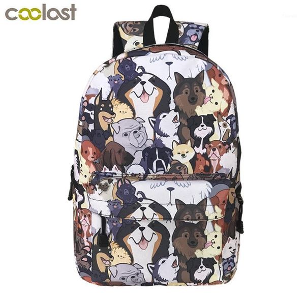 

cute puppy dog backpack for teenager boys girls children school bags women lapbackpack kid book bag back to school backpacks1