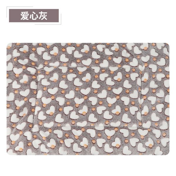 

flannel printing hairy pet mat winter keep warm star cat dog puppy soft blanket bed cushion 19tt uu