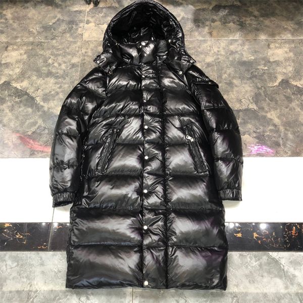 

men's hoodie, white duck feather warm coat, high-quality black zipper, winter casual wear, bright, 90%