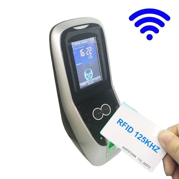 

wifi face door access control system time attendance with fingerprint reader optional build in card reader1