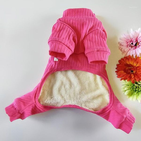 

winter dog jumpsuit coat puppy costume pajama small dog clothes outfit yorkshire pomeranian poodle bichon schnauzer pet clothing1