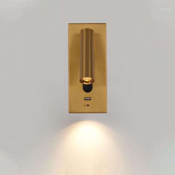 

zerouno led wall lights with switch and usb interface fashion wandland fixture corridor aisle lighting art luminaire wan1