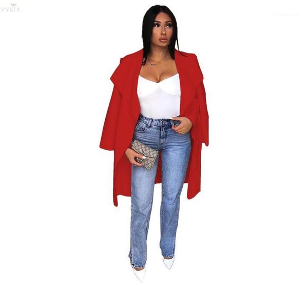 

women's trench coats korean style womens clothing full sleeve long streetwear night clubwear overcoat casual windbreaker boho1, Tan;black